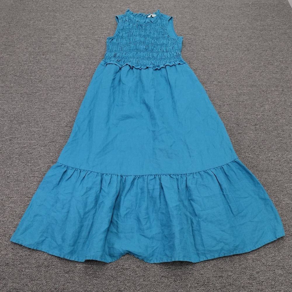 Boden Teal Blue Sleeveless Maxi Dress